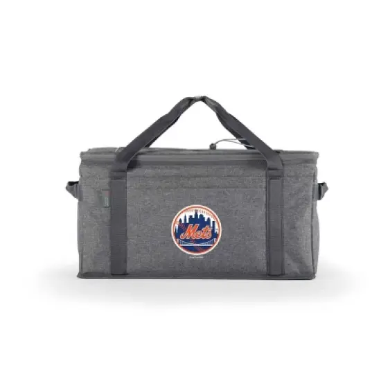 MLB New York Mets 64 Can Collapsible Cooler - Heathered Gray image {5}