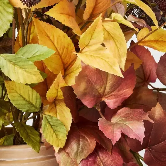 31" XL Fall Leaf Artificial Statement Arrangement - Threshold&trade; designed with Studio McGee image {2}