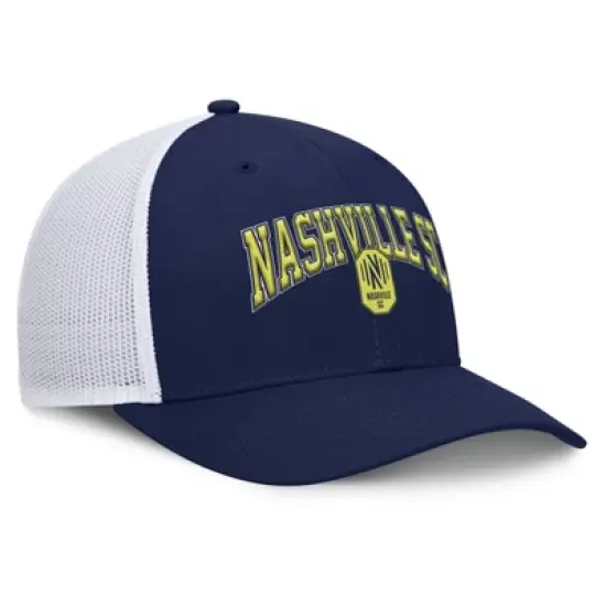 MLS Nashville SC Structured Mesh Back Hat: Cotton, Snap Closure, Tagless Design image {2}