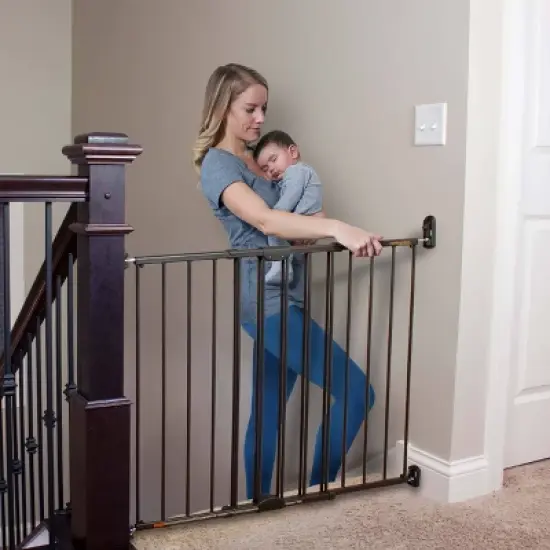 Toddleroo by North States Easy Swing and Lock Stairway Gate image {1}