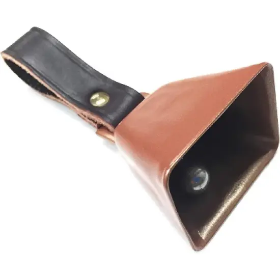 Auburn Leathercrafters COUNTRY COW BELL #3 LARGE W/STRAP image {2}