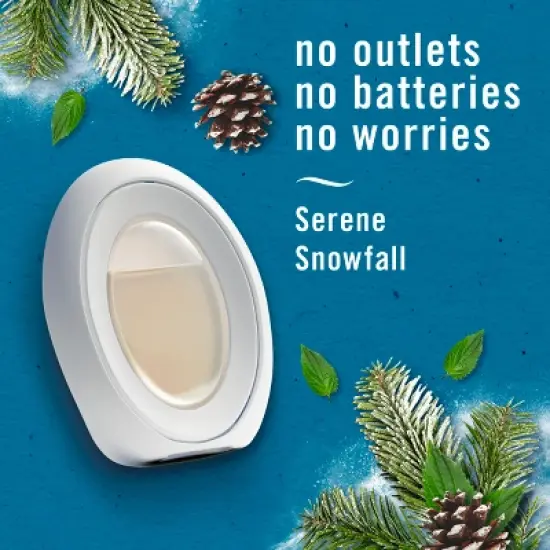 Febreze Luxe Small Spaces Air Freshener - Serene Snowfall - 0.25 fl oz image {4}