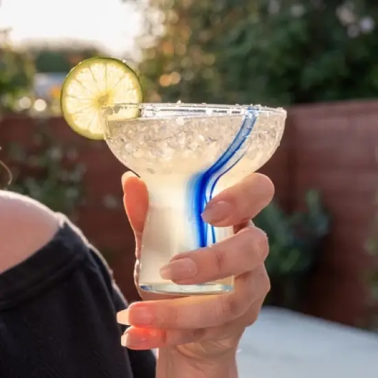 Libbey Blue Ribbon Stemless Margarita Glasses, 10.25 ounce, Set of 6 image {4}