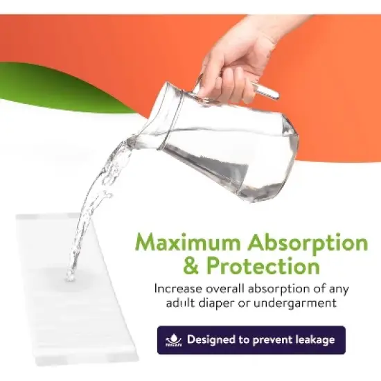 Inspire Extra Long Incontinence Booster Pads Super Absorbent | Incontinence Pad Insert Liner Women and Men image {6}