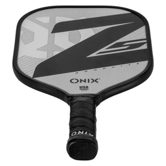 Onix 15.5'' Z5 Wide Body Pickleball Paddle - White: Graphite Core, 8.2 oz, 4" Grip image {6}