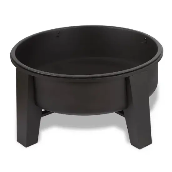 Forsyth Fire Pit - Black - Real Flame image {4}
