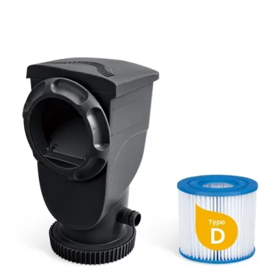 Funsicle Oasis Designer 12' x 36" Round Above Ground Swimming Pool Set with 2-in-1 Filter Pump & Ladder - Easy Setup for Backyard Fun image {5}