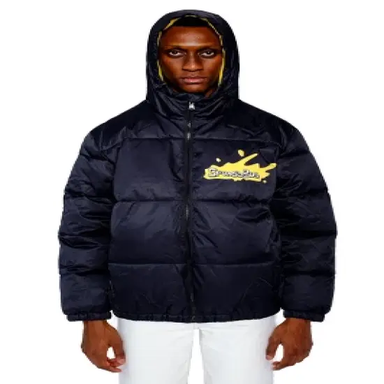 Members Only Men's Rad Spongebob Puffer Jacket image {3}