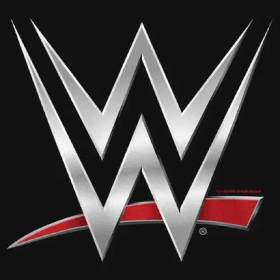 Girl's WWE Chrome Logo T-Shirt image {1}