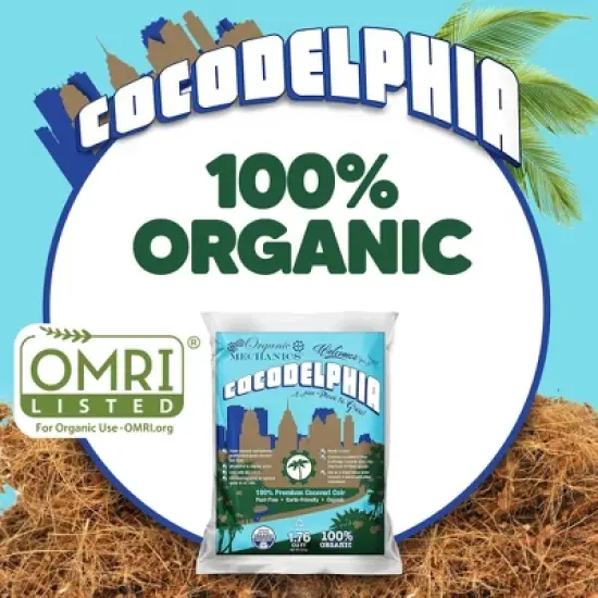 Organic Mechanics Premium Coconut Coir Cocodelphia Potting Soil, 1.76 cu ft image {3}