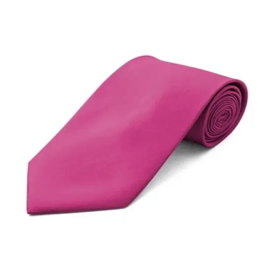 Men's Classic Solid Color Wedding Neck Tie image {14}