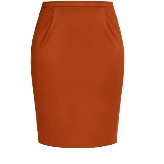 Women's Plus Size Midi Tube Skirt - ginger | CITY CHIC image {2}