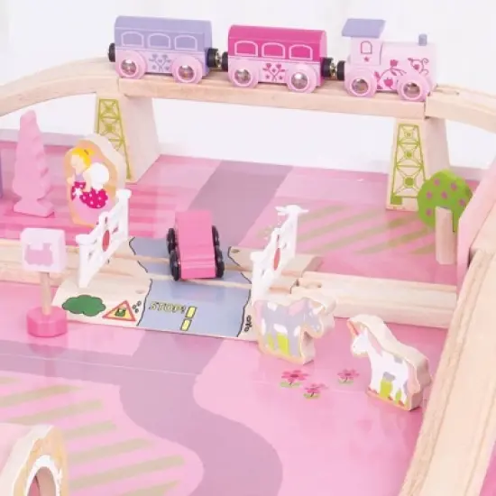 Bigjigs Rail Magical Train Set and Table image {1}