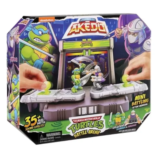 Akedo Teenage Mutant Ninja Turtles Battle Arena Playset with Mini Figures image {5}