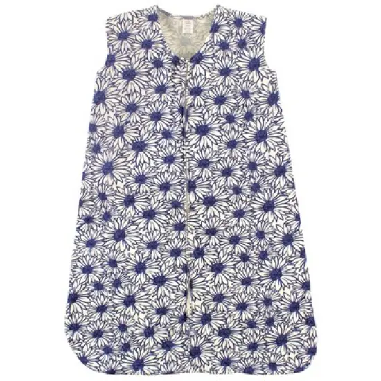 Touched by Nature Baby Girl Organic Cotton Sleeveless Wearable Sleeping Bag, Sack, Blanket, Daisy image {2}