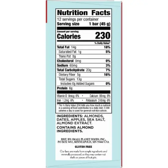 Larabar Almond Cookie Bar - 12ct image {5}