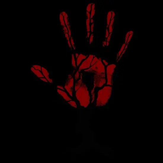 Men's Design By Humans Halloween Tree By aisenArt Tank Top image {1}