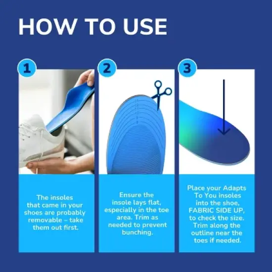 Dr. Scholl's Adapt to You Men's Shoe Insole - 1 Pair image {6}