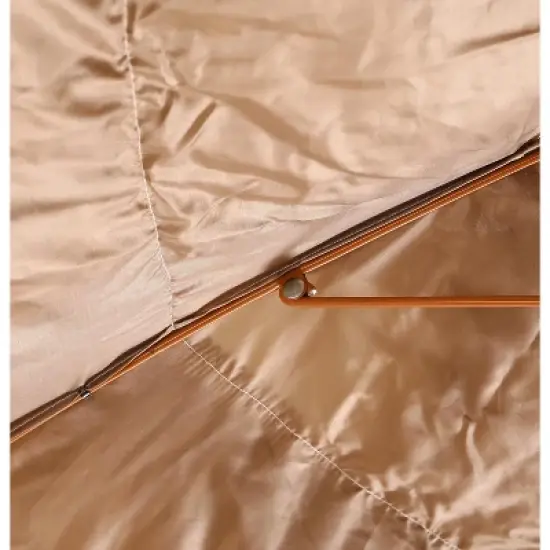 DOMETOUR 8'Thatch Patio Tiki Umbrella Tropical Palapa Raffia Tiki Hut Hawaiian Hula Beach Umbrella,Straw umbrella image {10}