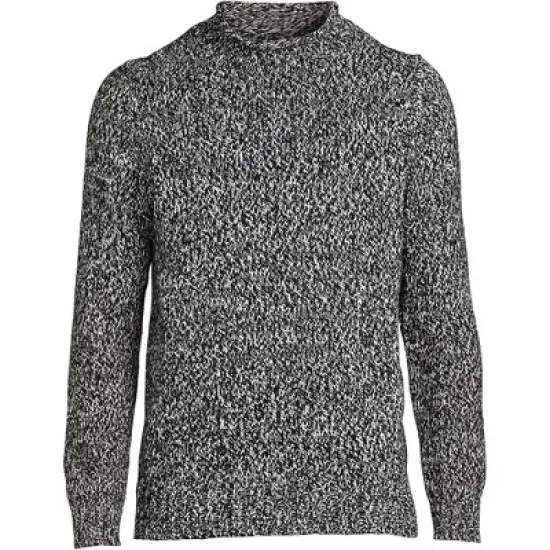 Lands' End Men's Cotton Drifter Rollneck Sweater image {1}