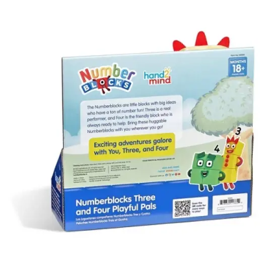 Hand2Mind Numberblocks Three and Four Playful Pals image {6}