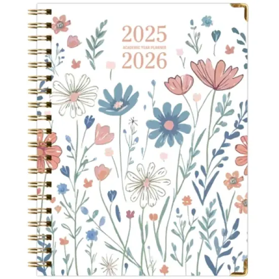 Global Printed Products Hardcover AY 2025-2026 Fashion Planner - 8.5"x11" (Colorful Botanicals) image {6}