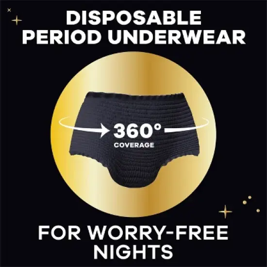 Always ZZZ Overnight Period Underwear - S/M - 7ct image {2}