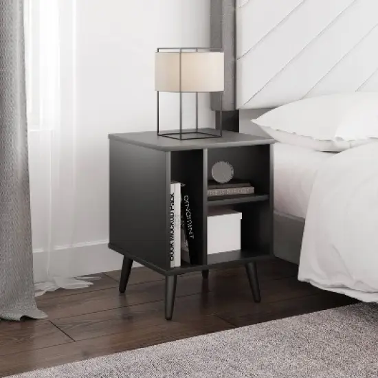 Warson Mid-Century Cubby Style Nightstand - Boyd Sleep Eco Dream image {2}
