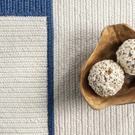 nuLOOM Jolynn Modern Braided Shapes Indoor/Outdoor Patio Area Rug image {5}