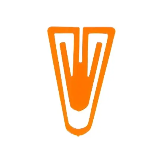 Baumgartens Baumgarten's Plastiklips Paper Clips X-Large Assorted 901653 image {2}