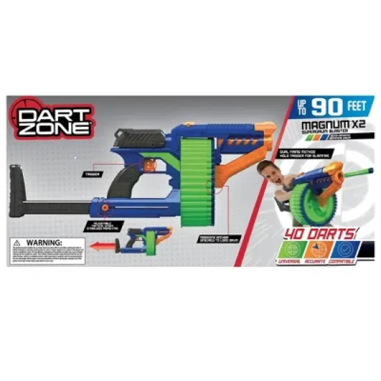 Dart Zone Magnum X2 Superdrum Dart Blaster image {6}