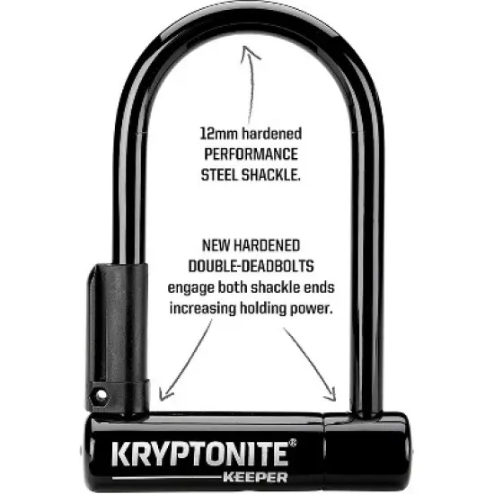 Kryptonite Keeper U-Lock 3.25 x 6" Black image {1}