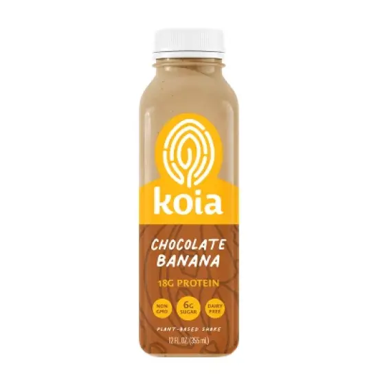 Koia Chocolate Banana Plant Powered Nutrition Shake - 12 fl oz image {7}