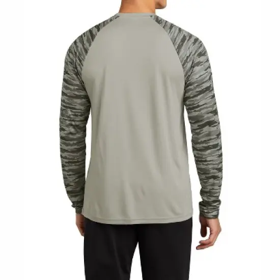 Mafoose Men's Drift Camo Colorblock Long Sleeve Tee - Stylish and Comfortable image {10}