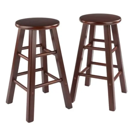 24" 2pc Element Counter Height Barstools - Winsome image {10}