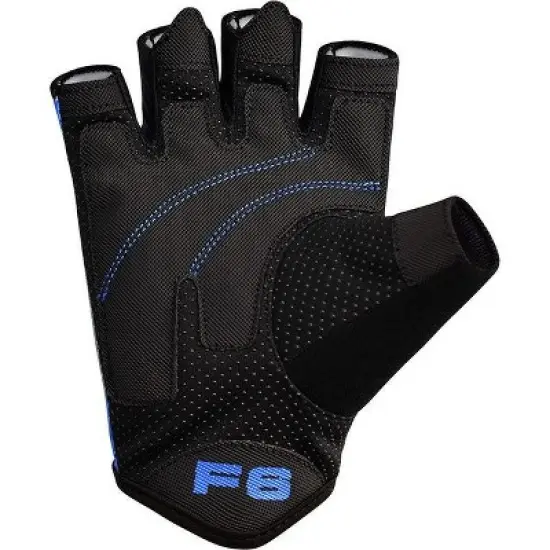 RDX Sports F6 Fitness Gym Gloves - Enhanced Grip and Support for Strength Training, CrossFit, Bodybuilding, Powerlifting, Workout Gloves - Blue - 2XL image {1}