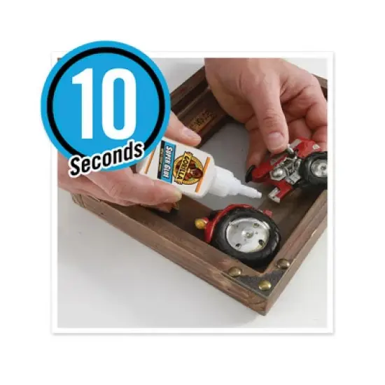 Gorilla Super Glue, Dries Clear - Case of 4 - 0.53 oz image {5}