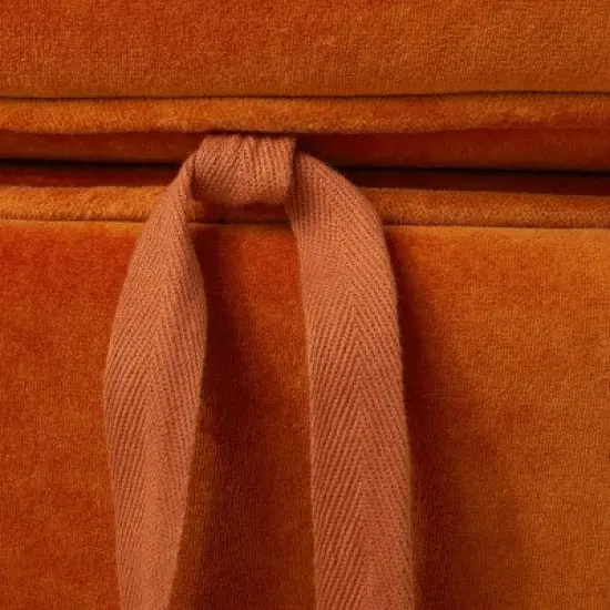 Olivia Round Pouf Rust - Opalhouse&trade; designed with Jungalow&trade; image {2}