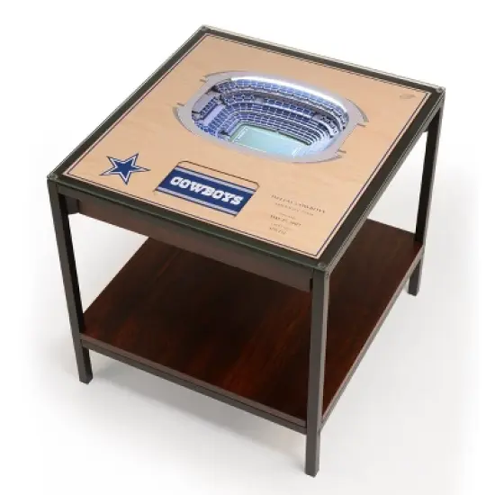 NFL Dallas Cowboys 25-Layer StadiumViews Lighted End Table image {5}