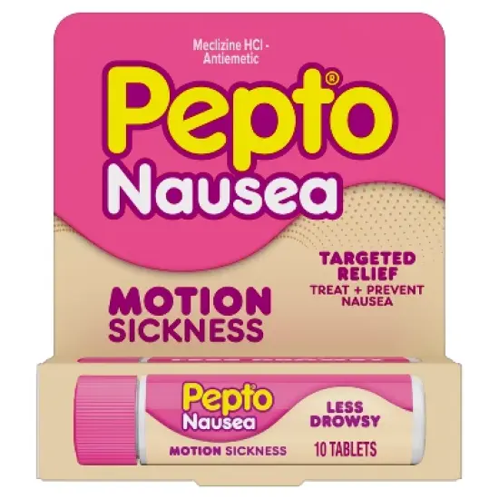 Pepto-Bismol Nausea Motion Sickness Tablets - 10ct image {7}