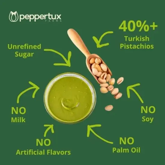 Peppertux Velvety Smooth Turkish Pistachio Cream - 7oz image {2}