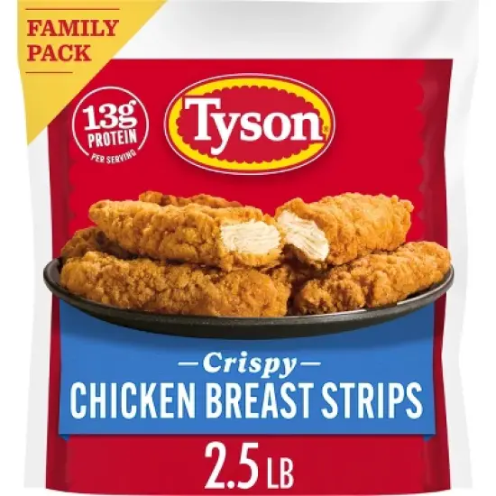 Tyson Crispy Chicken Strips Family Pack Frozen - 40oz image {7}