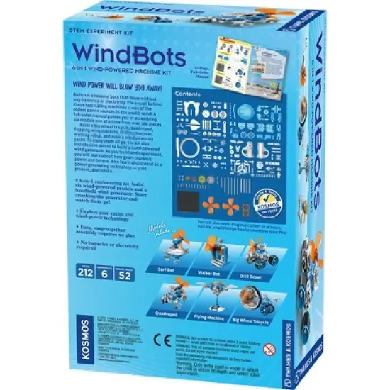 WindBots: 6-in-1 Wind-Powered Machine Kit image {9}