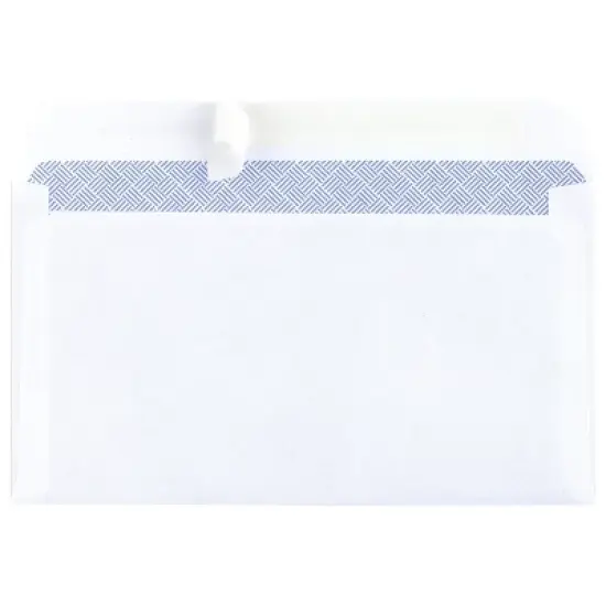 55ct Press and Seal Security Envelopes 3.5" x 6.5" White - up&up&trade;: Self-Seal Mailing, Business, Letter image {4}