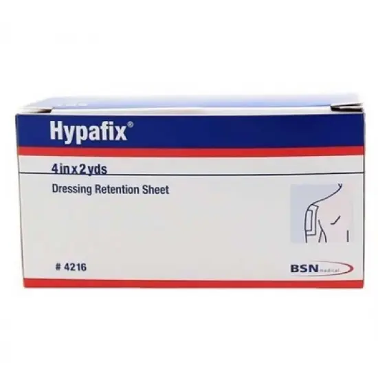 Hypafix White Dressing Retention Tape with Liner NonSterile 4 Inch X 2 Yard 1 per Box image {1}
