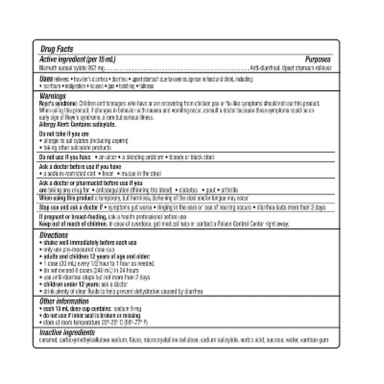 Kaopectate - Multi-Symptom Relief For Diarrhea & Upset Stomach, Vanilla, 8 Oz image {1}