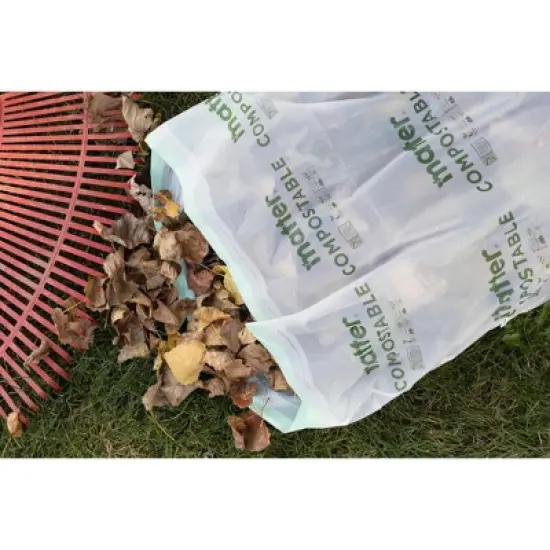 Matter Compostable Lawn and Leaf Bags - 33 Gallon/10ct image {4}