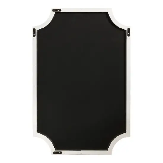 Kate and Laurel Hogan Framed Fabric Pinboard, 23.5x36, White image {2}