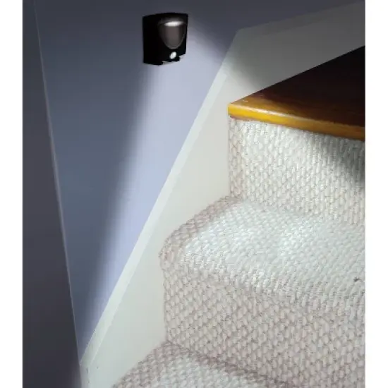 Maxsa Innovations 4pk Battery Powered MotionActivated Outdoor NightLight Dark Bronze: Weather-Resistant LED Lanterns image {5}