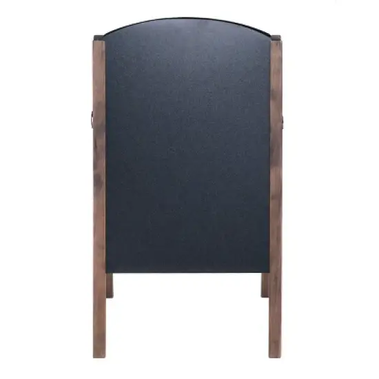 Costway 40'' Wood A-Frame Chalkboard Sign Menu Board Sidewalk Wedding Signage image {5}